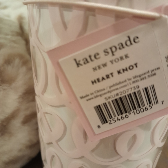 Kate Spade 16oz Thermal Mug Heart Knot Design - Picture 4 of 6